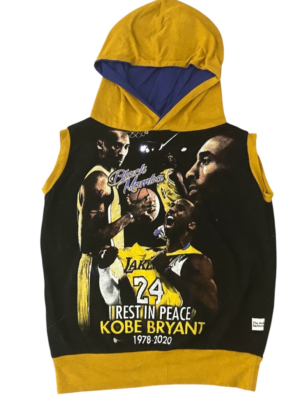 Kobe Bryant Tribute Sleeveless Hoodie